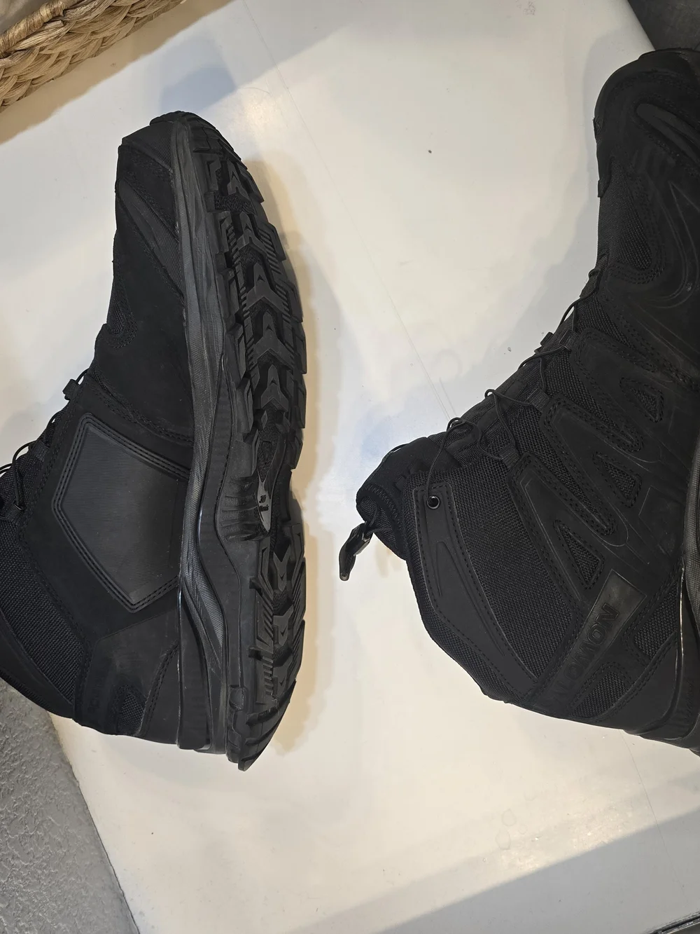 Salomon Men's Black Tactical Sneaker Boots